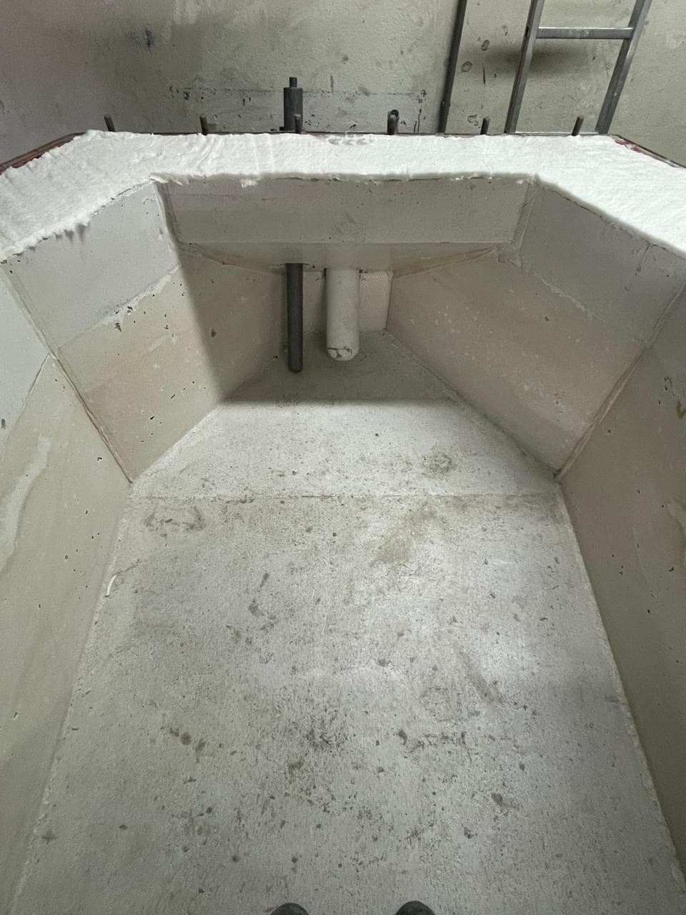 Masselofen nach vollständiger Neuzustellung